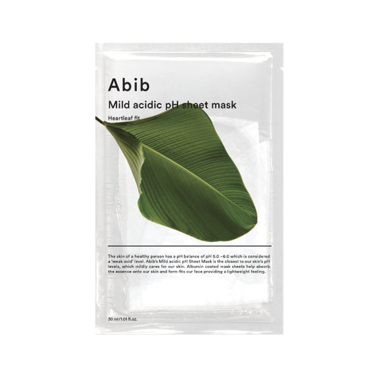 Abib Mild Acidic pH Sheet Mask Heartleaf Fit 1ea