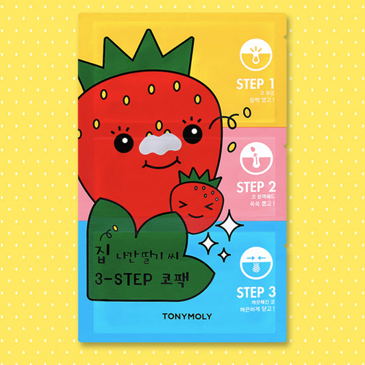 Runaway Strawberry Seeds 3 Step Nose Pack 1 set