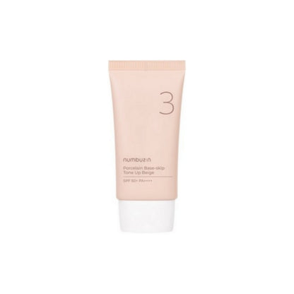 No.3 Porcelain Base-skip Tone Up Beige SPF50+ PA++++ 50ml