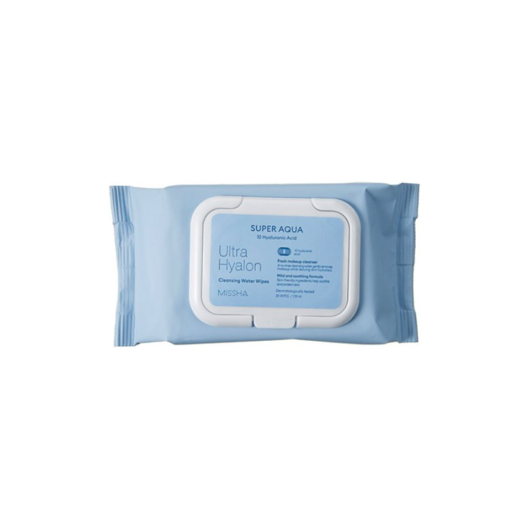 Super Aqua Ultra Hyalon Cleansing Water Wipes 30ea