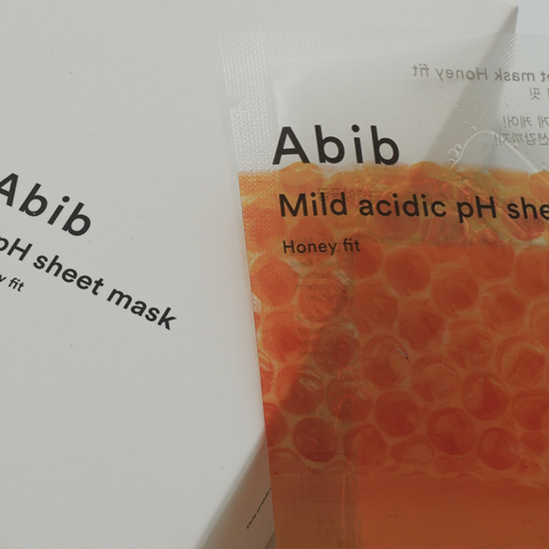 Mild Acidic pH Sheet Mask Honey Fit 1ea