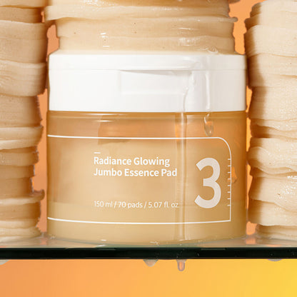 No. 3 Radiance Glowing Jumbo Essence Pad (70 Pads)